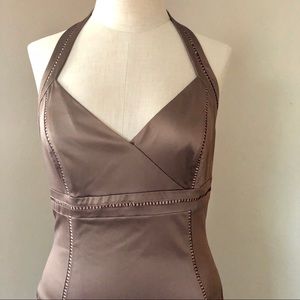Adrianna Bronze Bodycon Cocktail Dress, Size 4